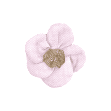 Mini Flower petal hair slide light pink