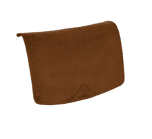 Square flap of saddle bag  suédine fauve