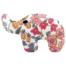 Elephant clip porcelaine rosée