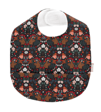 Coated fabric bib casse noisette