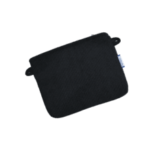 Tiny coton clutch bag black corduroy