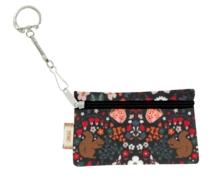 Keyring  wallet casse noisette