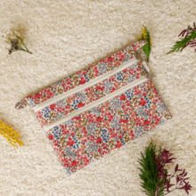 Aloïs flat pouch porcelaine rosée