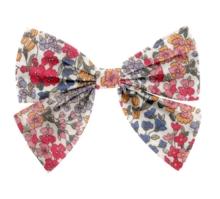 Bow tie hair slide porcelaine rosée