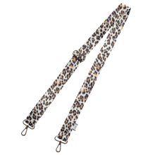 Narrow shoulder strap leopard