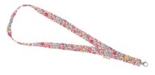 Lanyard necklace porcelaine rosée