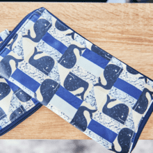 Wallet Charlie baleino bleu