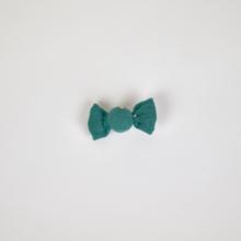 Mini sweet hairslide gaze pois or eucalyptus