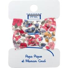 Small Elastics bows porcelaine rosée