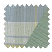 Cotton Fabric ex2410 double gauze  green checks