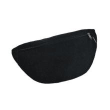 Small banana bag black corduroy