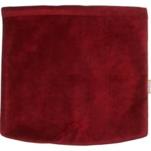 Square flap of saddle bag  red velvet