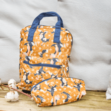 Gaby small backpack coton d'or