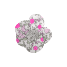 Mini Flower petal hair slide serenade fluo