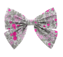 Bow tie hair slide serenade fluo