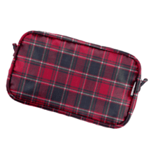 Belt bag tartan rouge