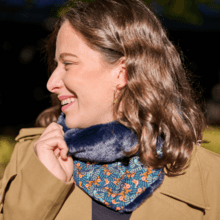 Adult Fur scarf snood birdy