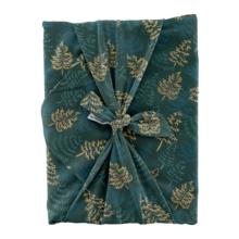 Furoshiki tall 73 x 73 ex2451 green gold fir forest