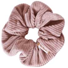 Scrunchie pink corduroy