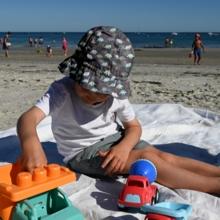 Sun Hat for baby jurassic dino marine