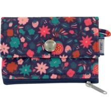 zipper pouch card purse huppette fleurie