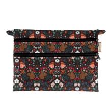 Aloïs flat pouch casse noisette