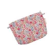 Tiny coton clutch bag porcelaine rosée