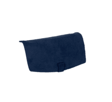 Flap of shoulder bag suédine marine