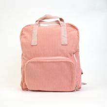 Foldable rucksack Gaby blush pink corduroy