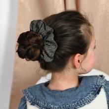 Scrunchie glitter black