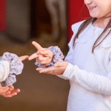 Small scrunchie serenade rouge gris