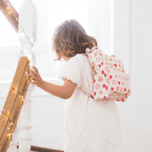 Gaby small backpack petits coeurs
