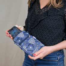 Quilted phone pocket ethnique