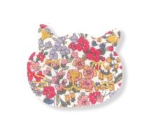 Meow hair slide porcelaine rosée