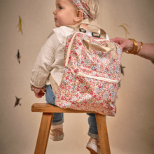 Gaby small backpack porcelaine rosée