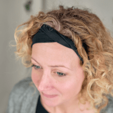 Jersey Twisted Headband black