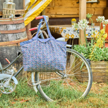 Pleated tote bag - Medium size seventies