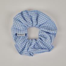 Scrunchie sky blue gingham