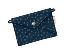 Little envelope clutch bulle bronze marine