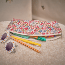 Pencil case porcelaine rosée