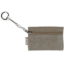 Keyring  wallet golden linen