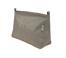 Base of shoulder bag golden linen