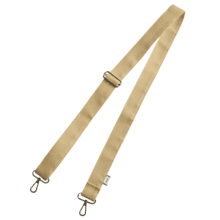 Narrow shoulder strap camel