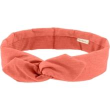 Wire headband retro coral lurex gauze