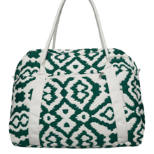 Bowling bag  jacquard vert