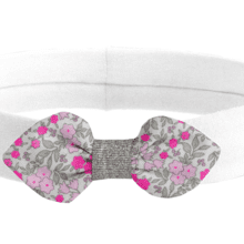 Jersey knit baby headband serenade fluo