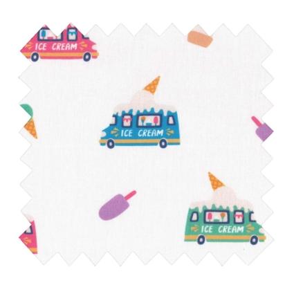 Cotton fabric ex2501 ice cream truck